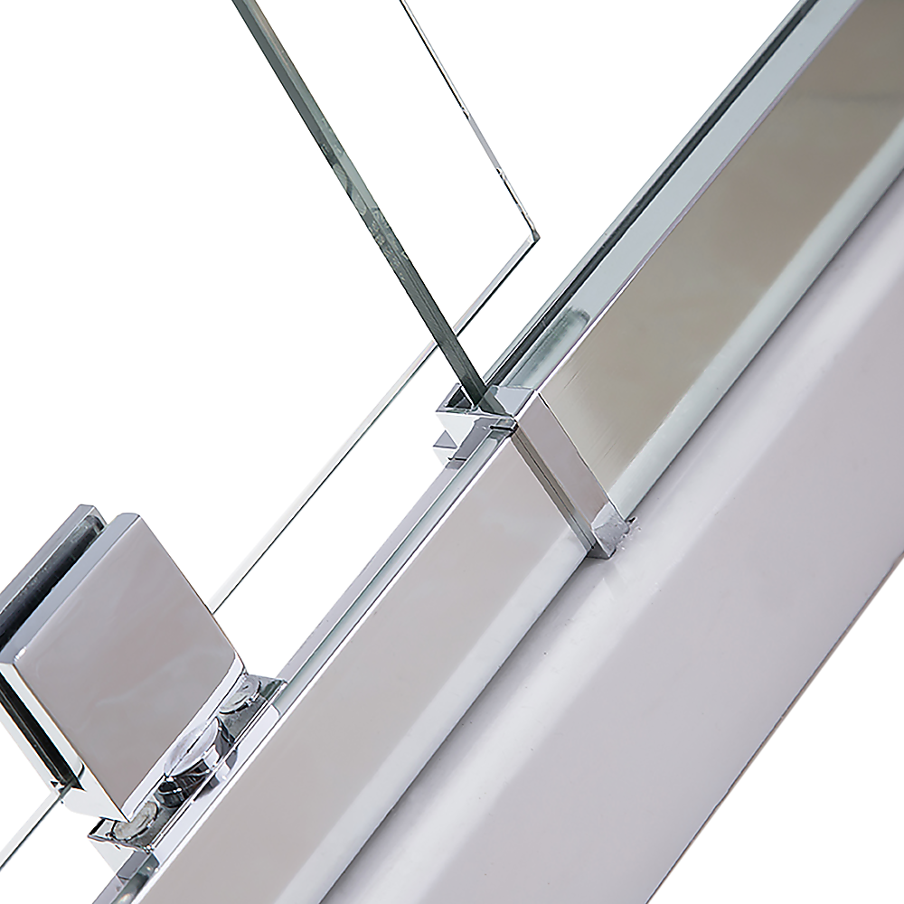 Semi Frameless Shower Screen (74~82)x 195cm & (77~80)x 195cm Side AS/NZS Glass