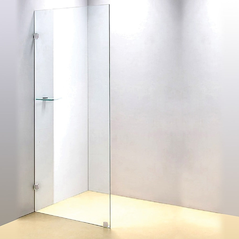 10mm Toughened Safety Glass Shower Screen 800x2100mm