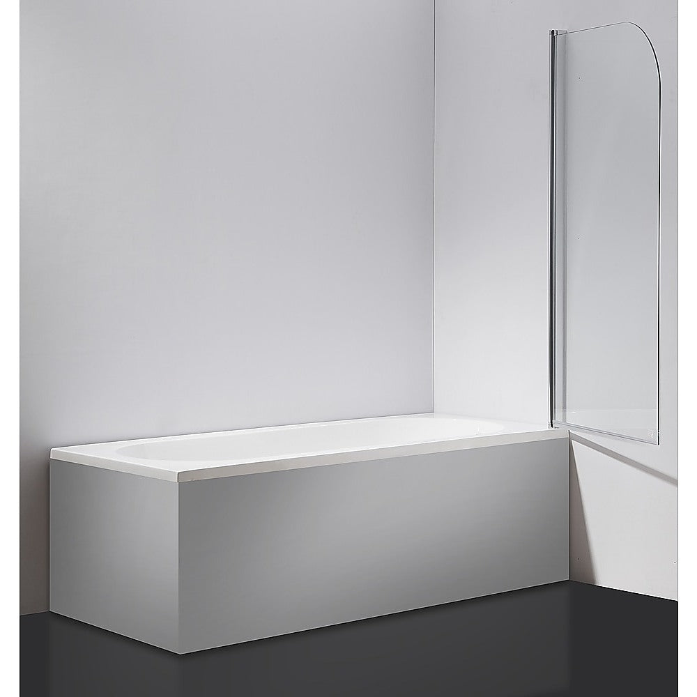 180 Degree Pivot Door 6mm Safety Glass Bath Shower Screen 800x1400mm By Della Francesca