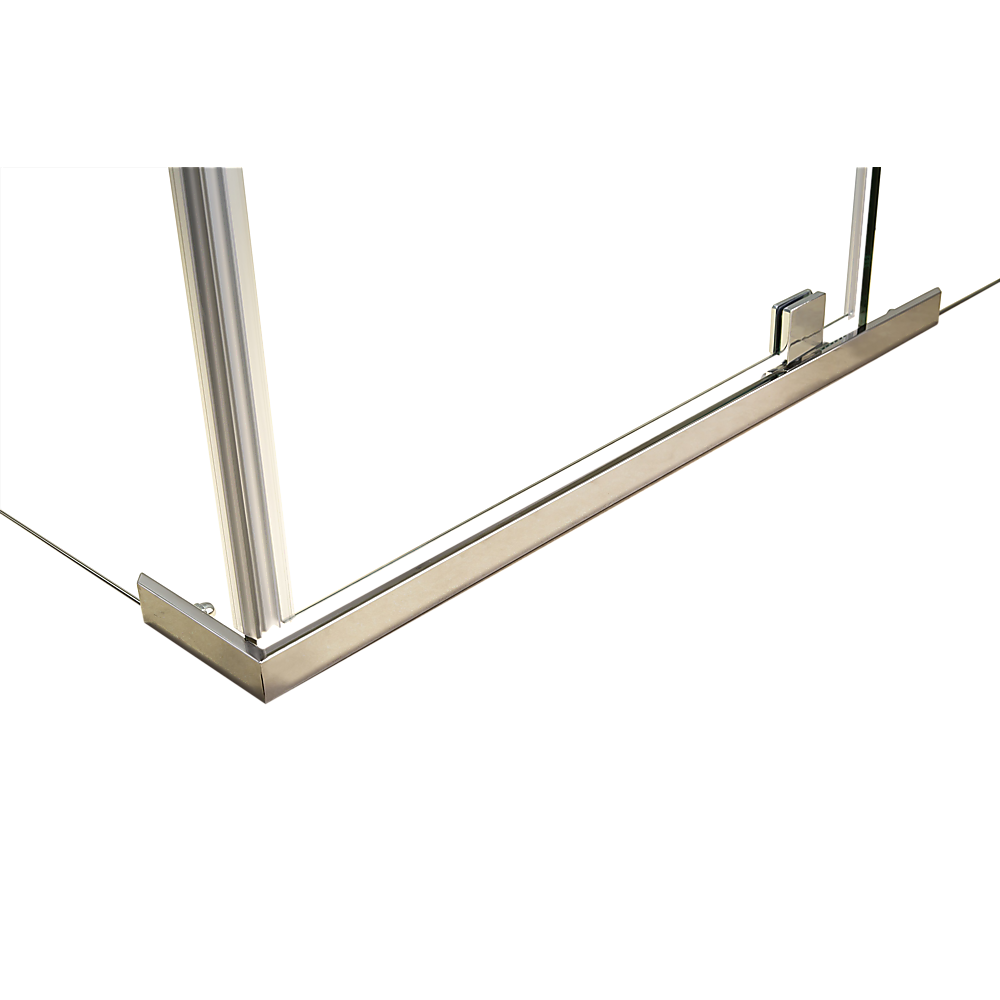 Shower Screen 1000x700x1900mm Framed Safety Glass Pivot Door By Della Francesca