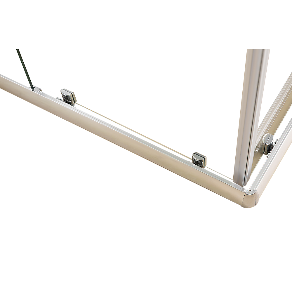 800 x 900mm Sliding Door Nano Safety Glass Shower Screen By Della Francesca