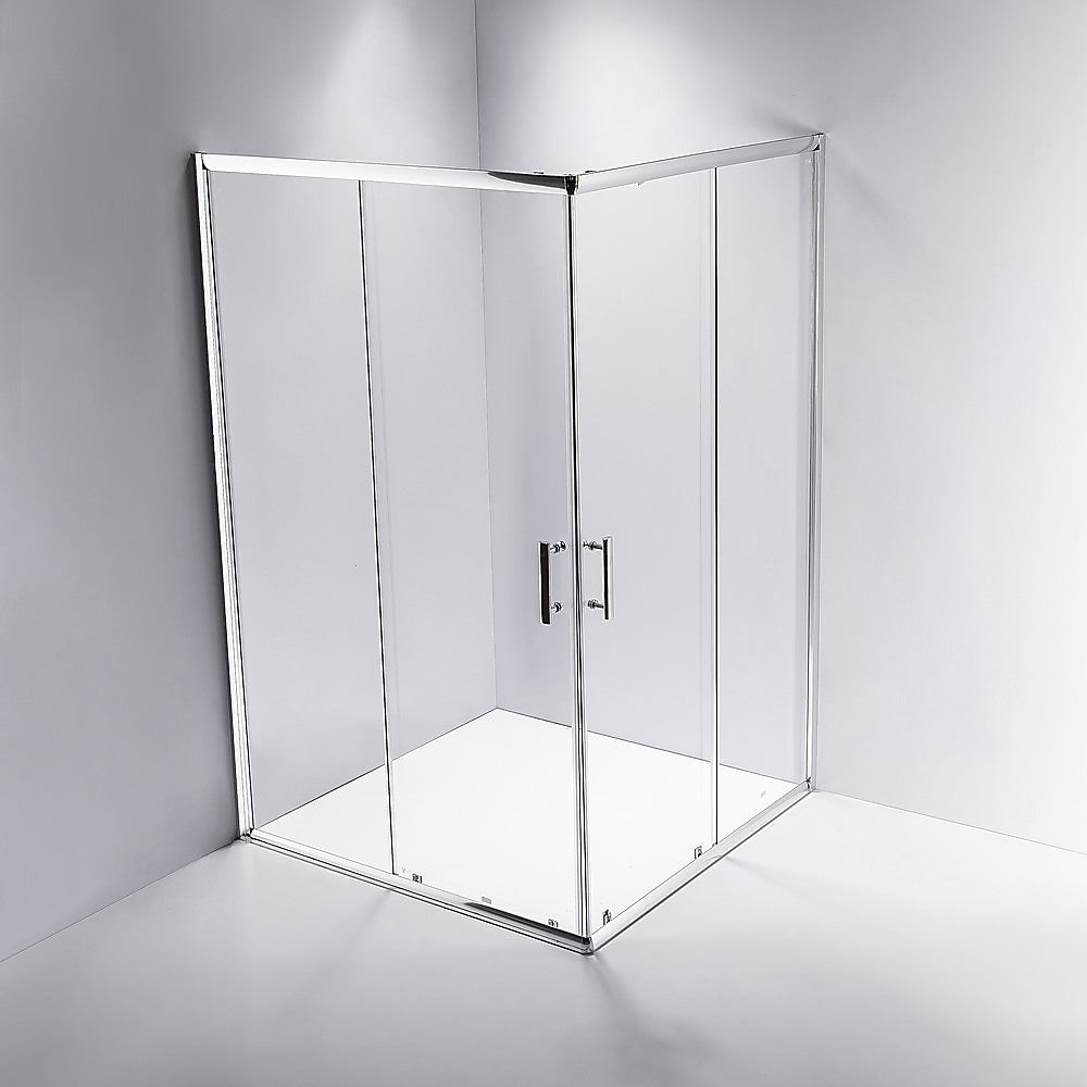 Double-Sliding Nano Safety Glass Shower Screen - 1000x1200mm