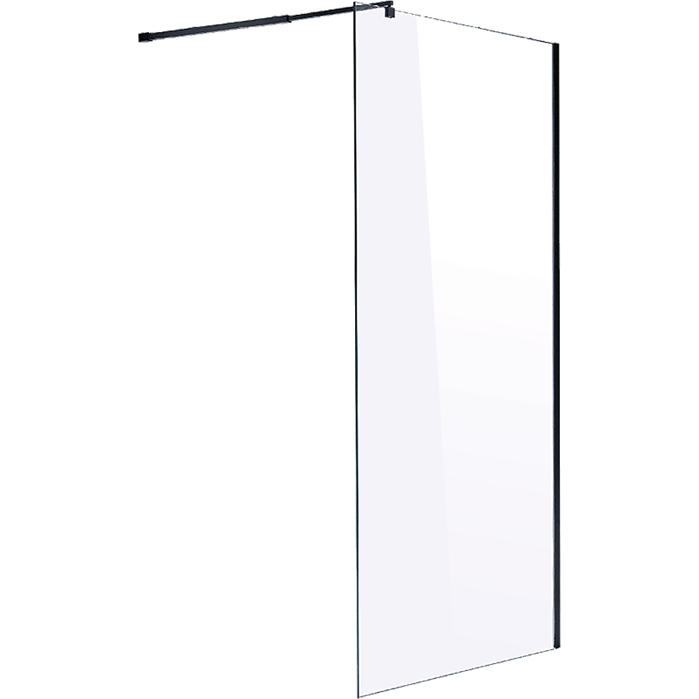 1100 x 2000mm Frameless Toughened Glass Shower Screen