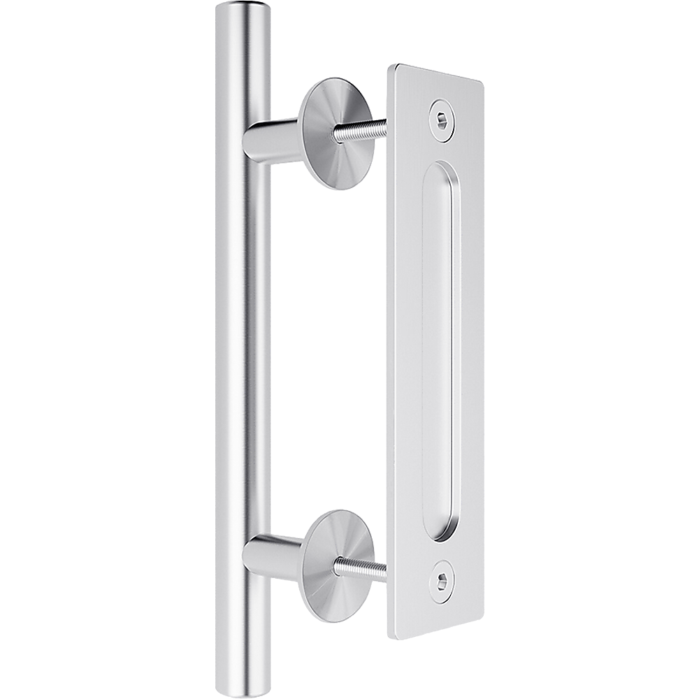 12" Stainless Steel Sliding Barn Door Handle for Wood Gate