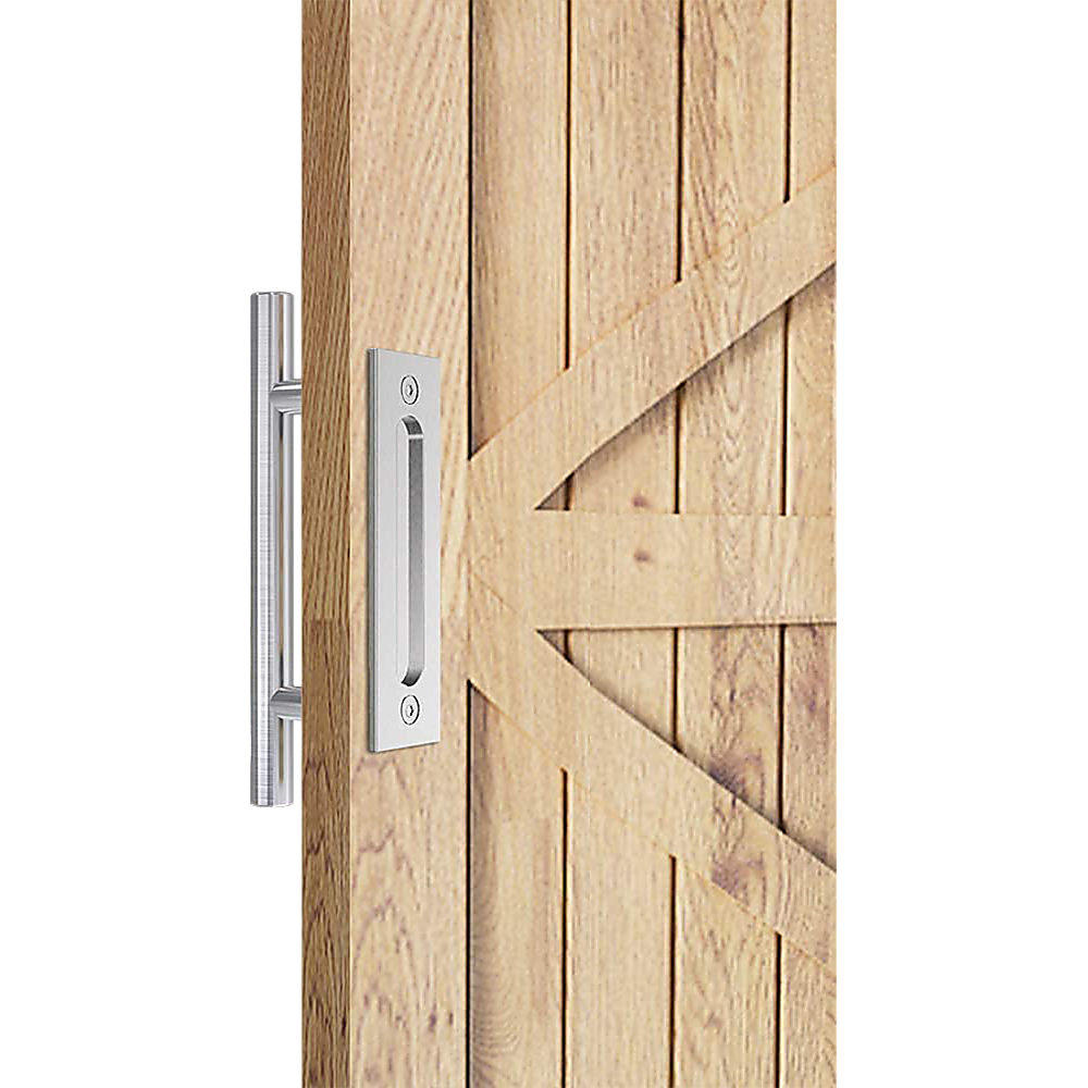 12" Stainless Steel Sliding Barn Door Handle for Wood Gate