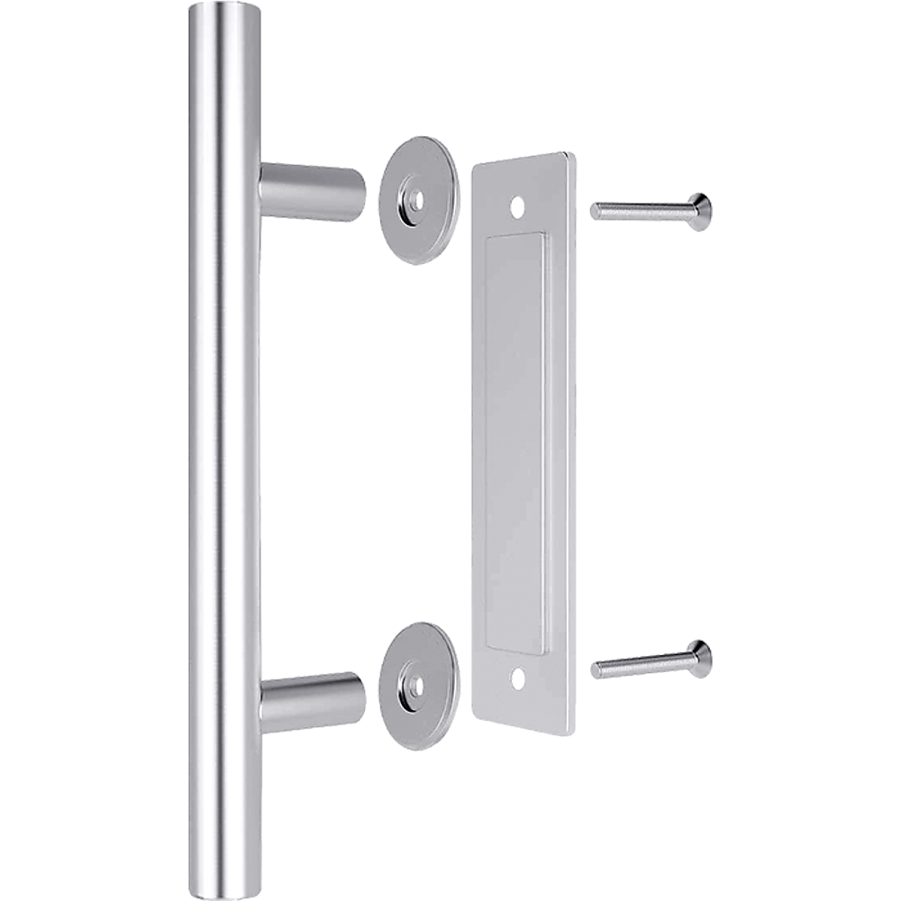 12" Stainless Steel Sliding Barn Door Handle for Wood Gate