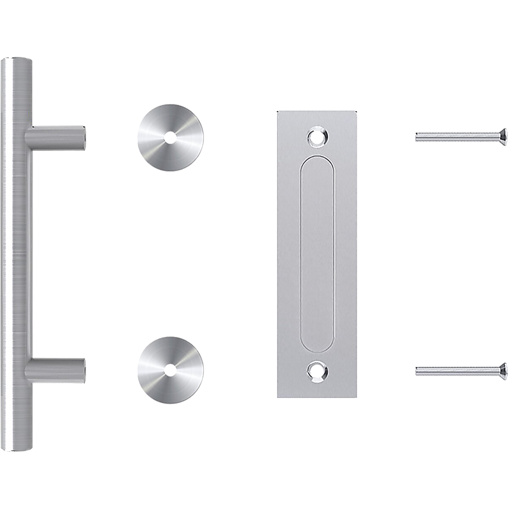 12" Stainless Steel Sliding Barn Door Handle for Wood Gate