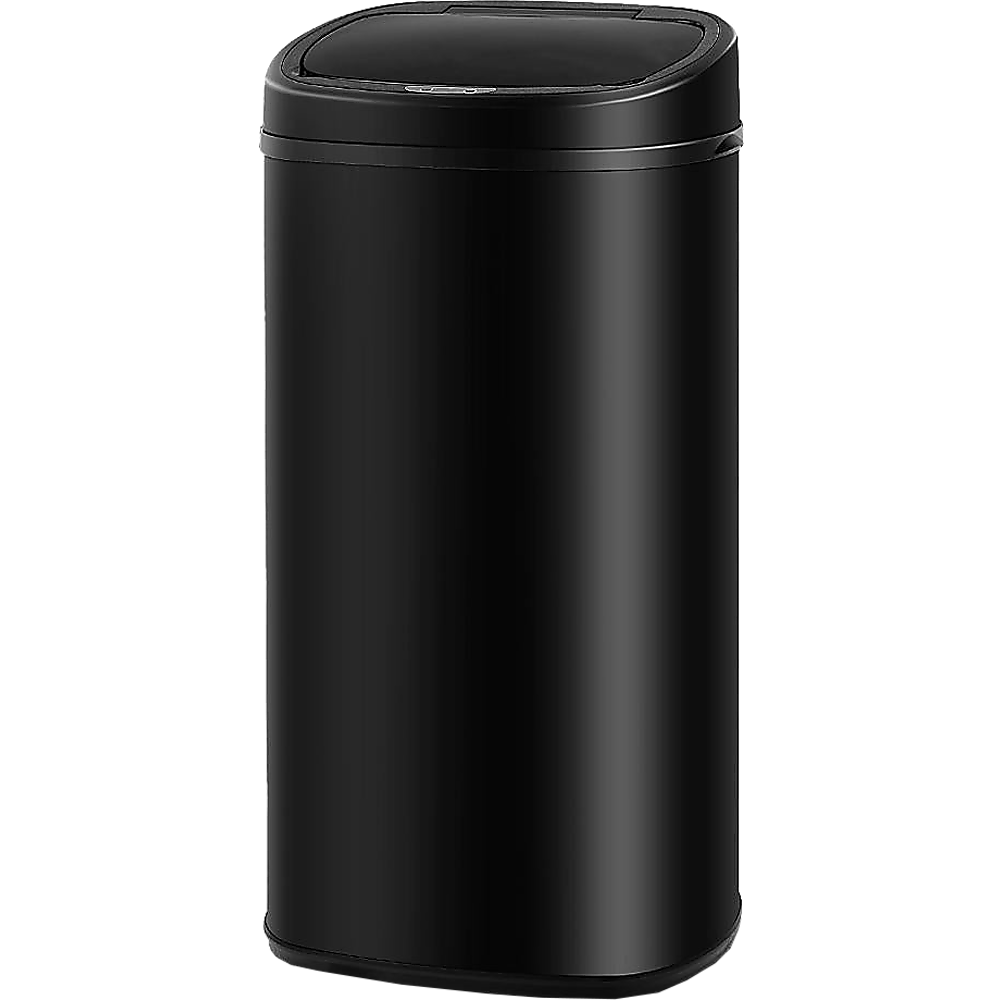 68L Motion Sensor Bin Automatic Stainless Steel Kitchen Rubbish Trash - Black