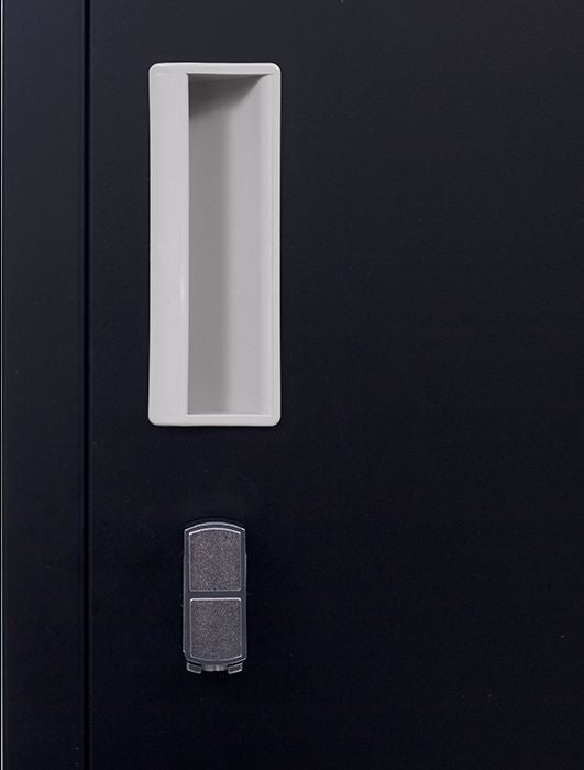 Durable 6-Door Steel Locker with Padlock for Office Gym School