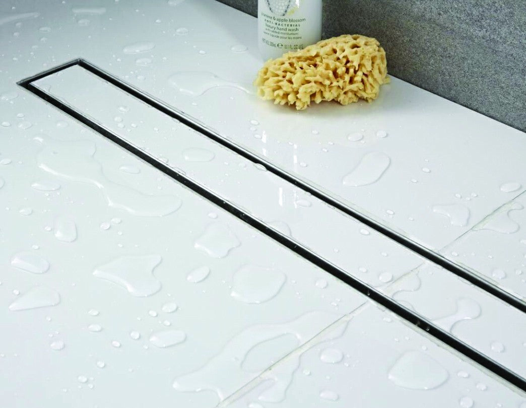 Premium 304 Stainless Steel Tile Insert Shower Grate 900mm