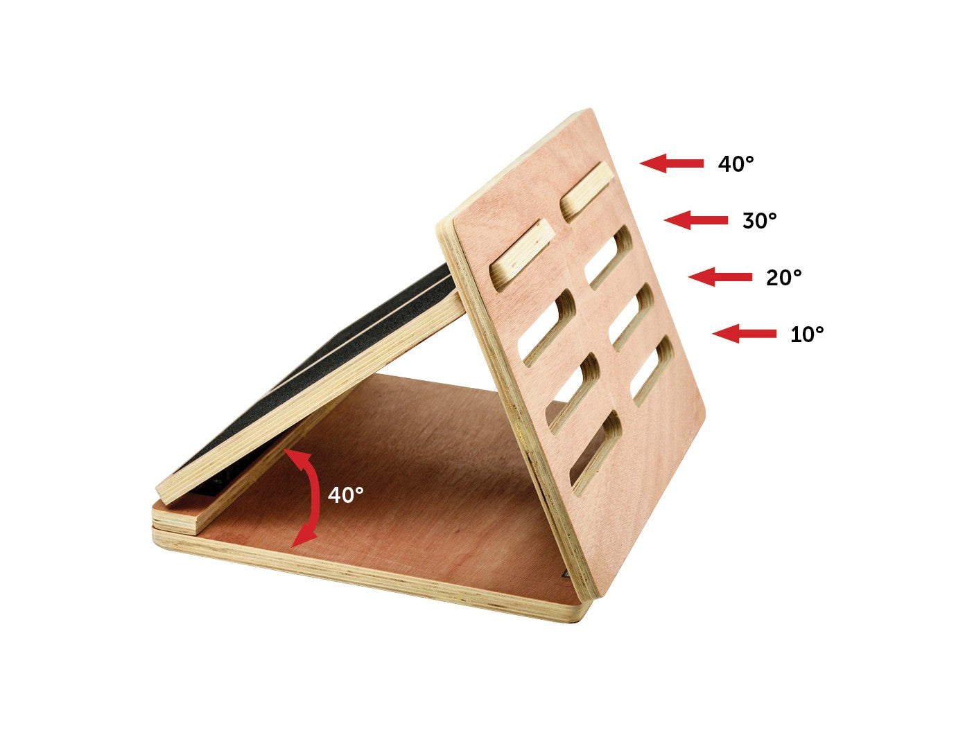 Slant Board Calf Stretcher as used in the Egoscue Method