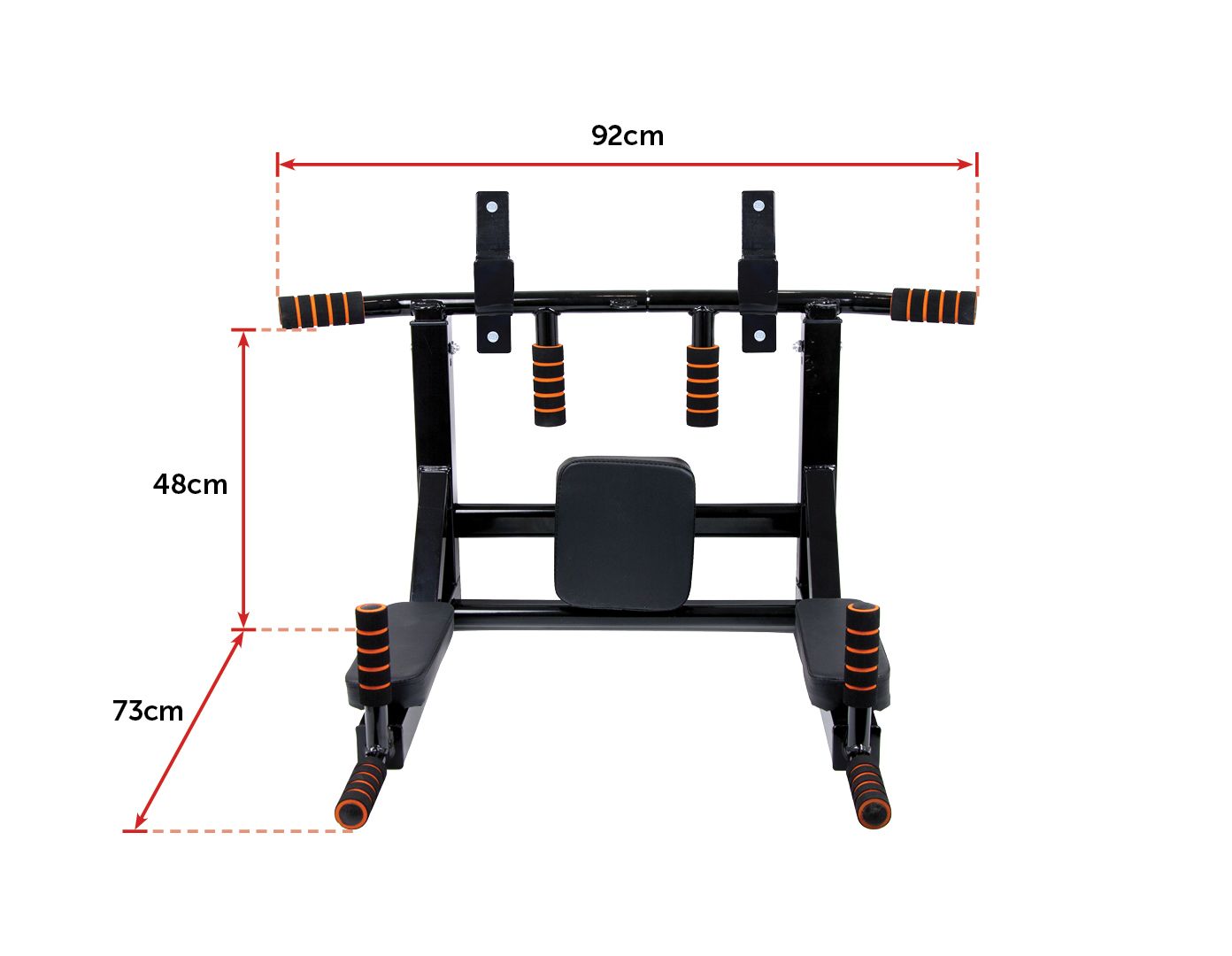 Wall mounted best sale knee raise station