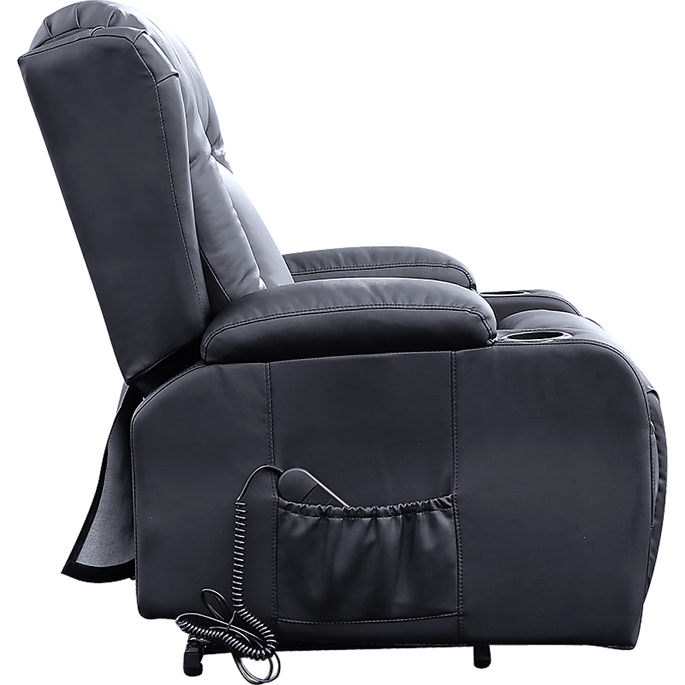 Heated Massage Recliner Chair with Lift and Storage