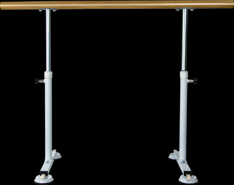 Wooden Portable Ballet Bar Stretch Barre Dance Bar 1.5M Freestanding Ballet Bar
