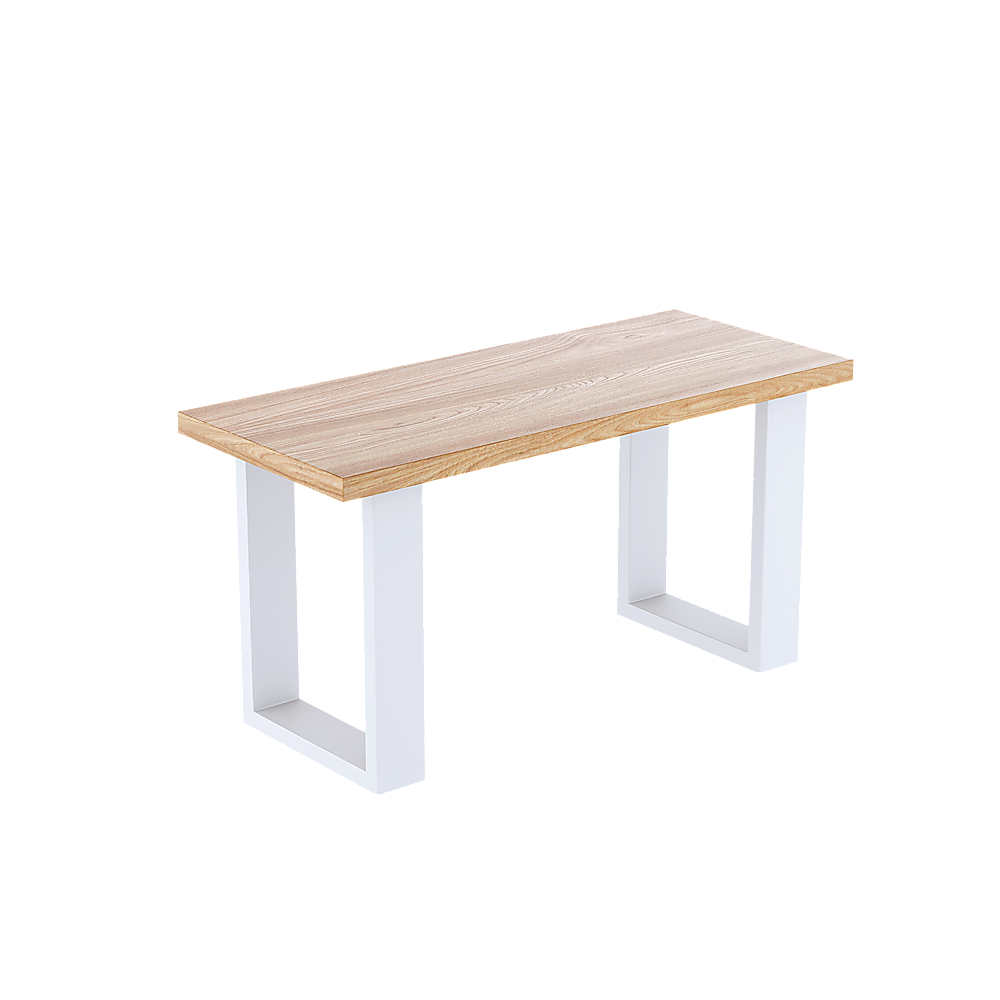 White Powder-Coated Iron Table Bench Desk Legs, 40x30cm