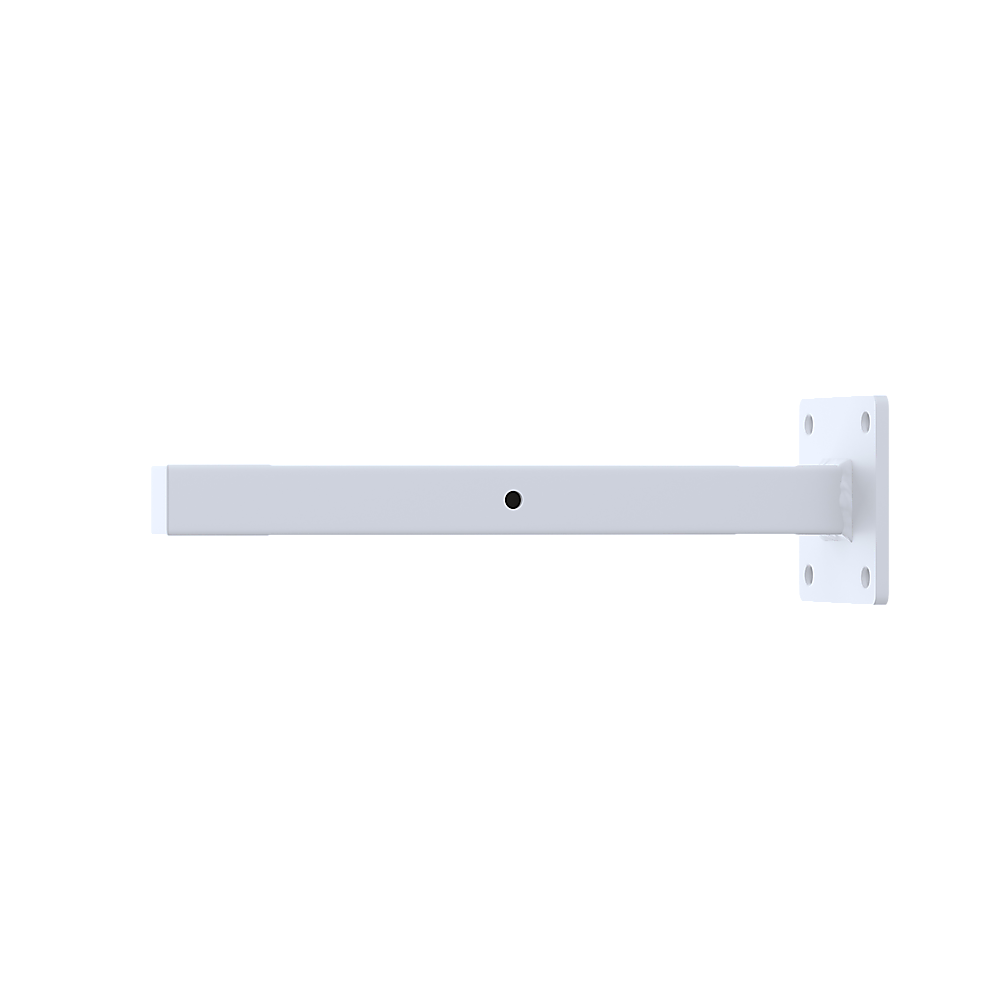 Heavy-Duty White Floating Shelf Brackets 20cm 4-Pack