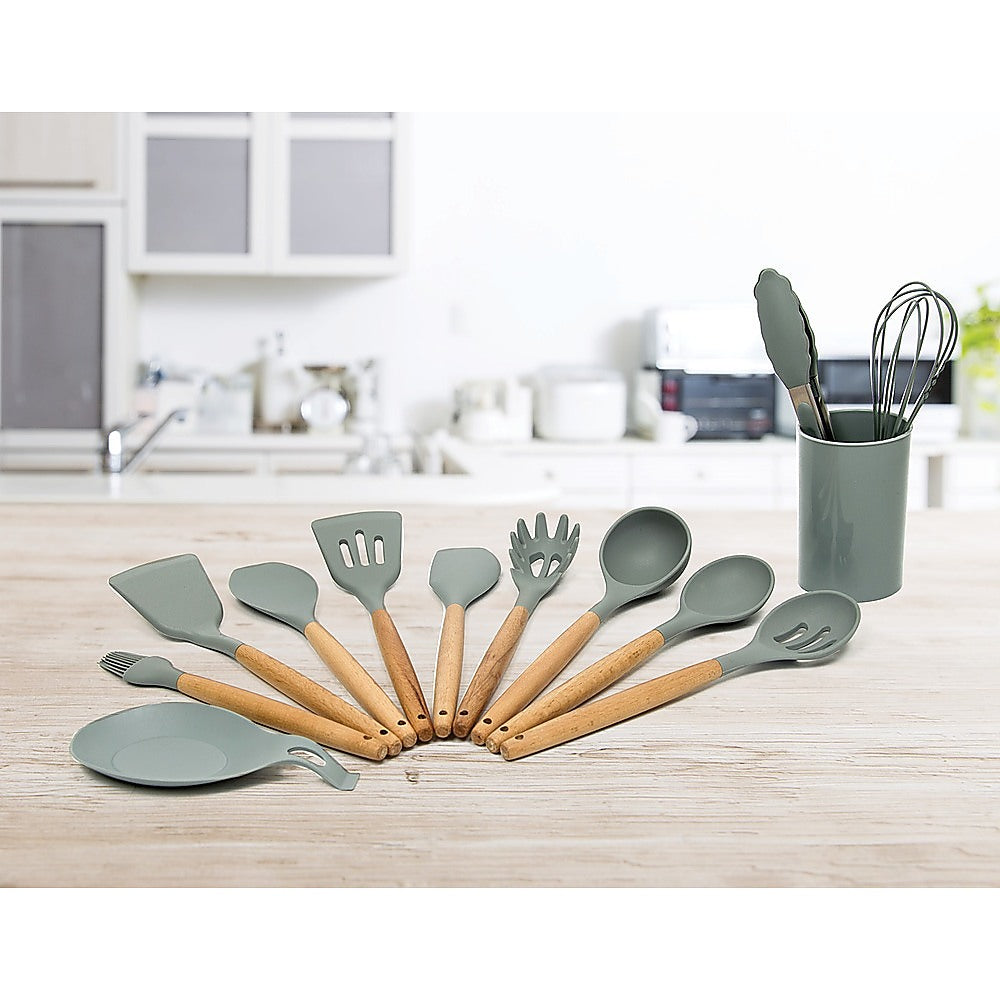13x Kitchen Utensils for Cooking Baking Silicone Set