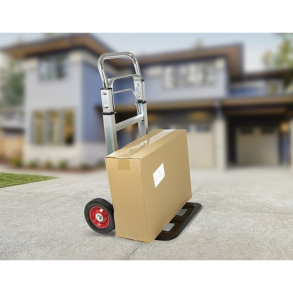 Folding Aluminum Hand Truck with 100kg Capacity - Randy & Travis