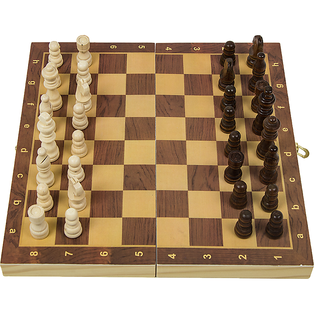 Chess Board Games Folding Large Chess Wooden Chessboard Set Wood Toy Gift