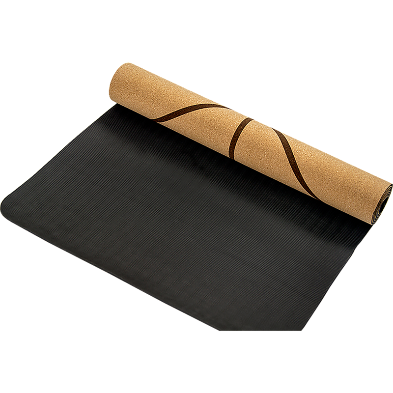 Natural Cork TPE Yoga Mat Sports Eco Friendly Exercise Fitness Gym