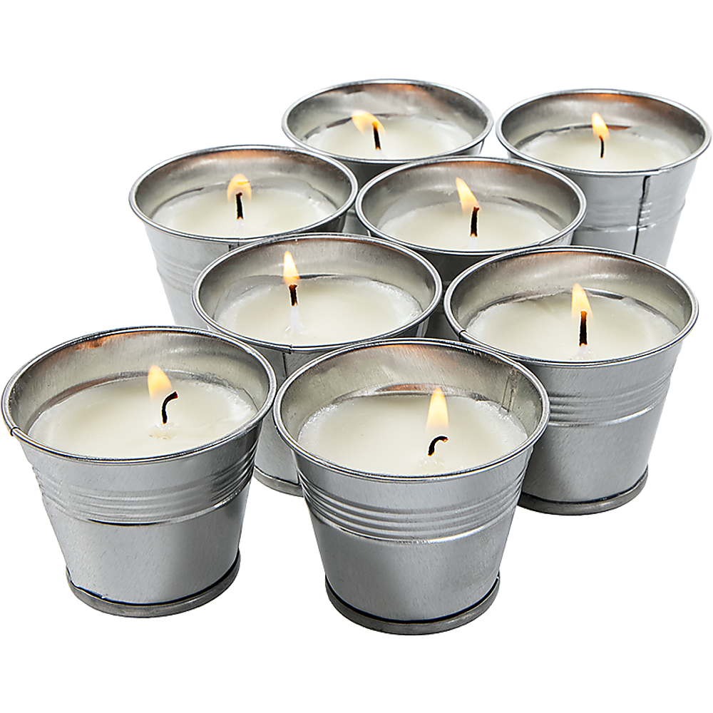 All-Natural Citronella Soy Wax Bug Repellent Candles, 8-Pack