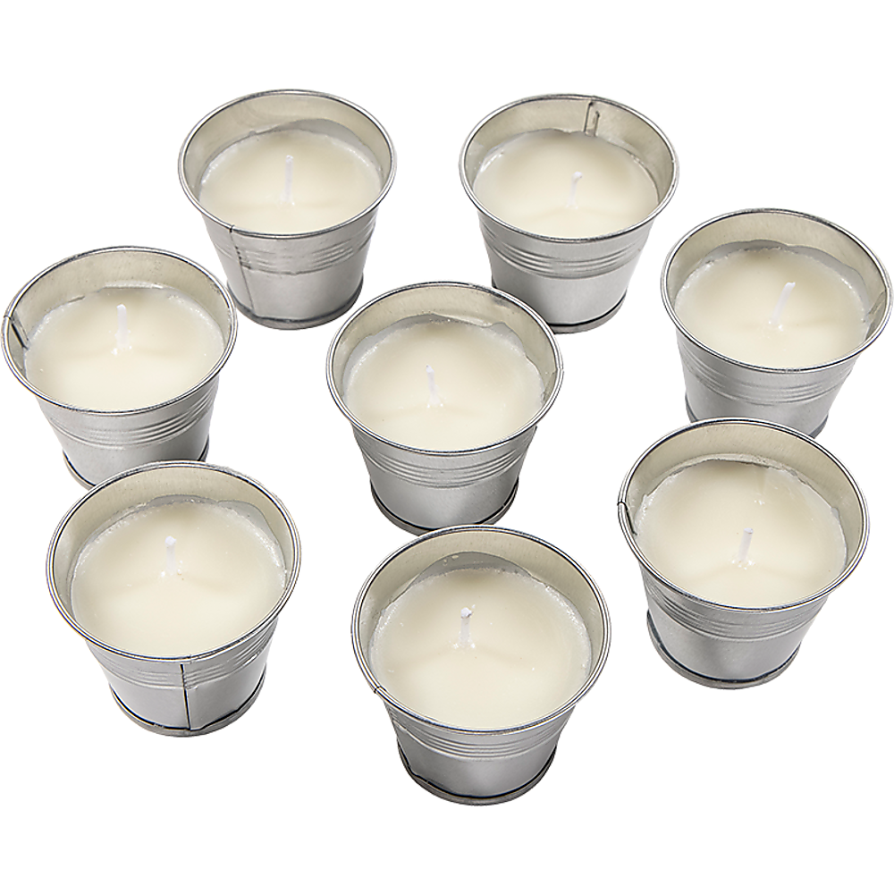 All-Natural Citronella Soy Wax Bug Repellent Candles, 8-Pack