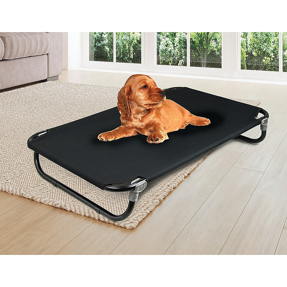 Elevated Foldable Waterproof Mesh Dog Bed Portable 110x65cm