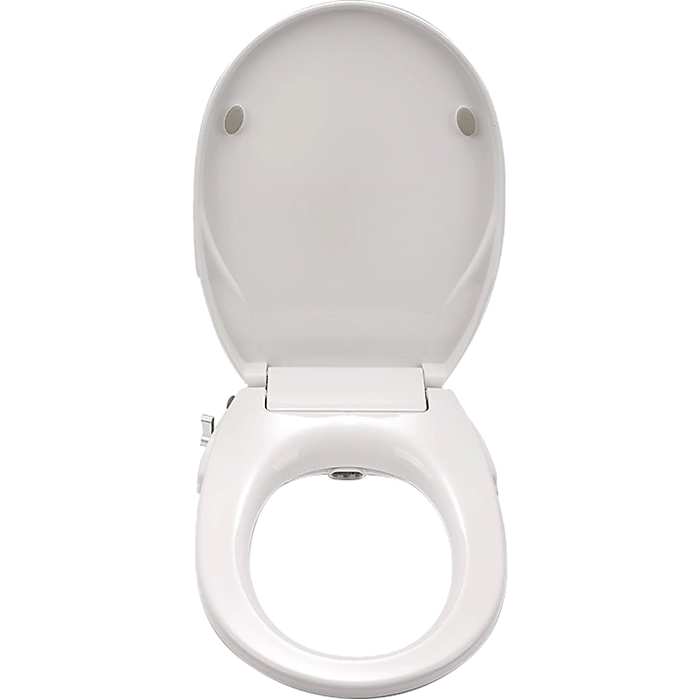 Non-Electric Dual Nozzle Bidet Toilet Seat w/ Soft-Close Cover