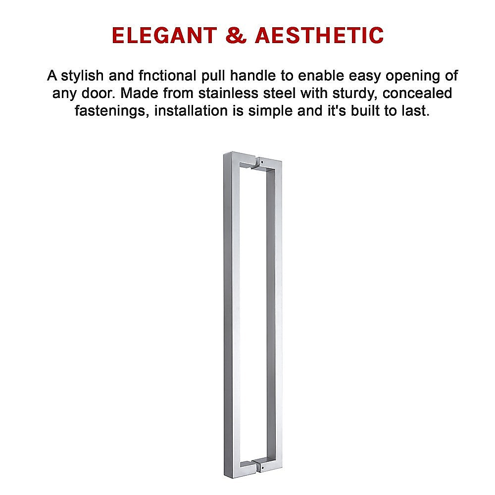 Brushed Satin 1500mm Stainless Steel Door Handle, 304 Grade