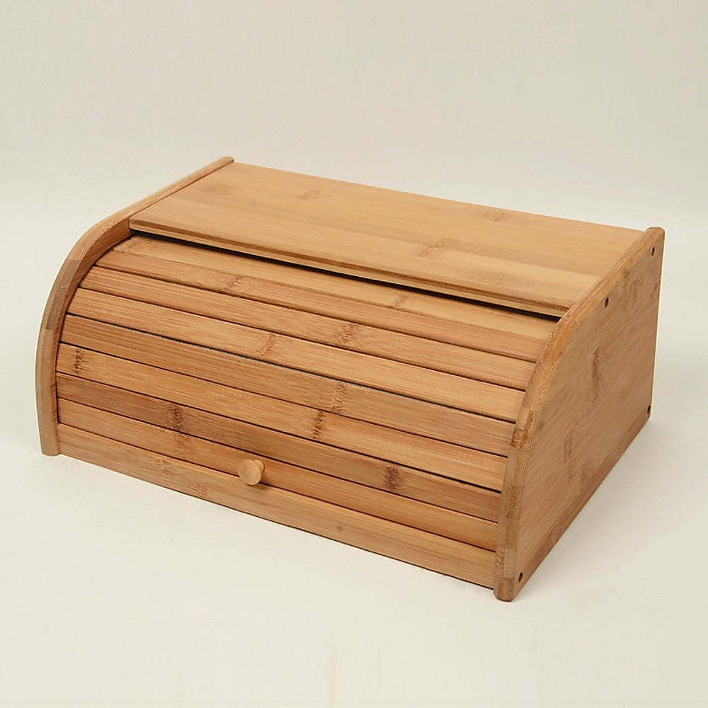 Insect-Proof Bamboo Bread Bin Storage Box, Eco-Friendly