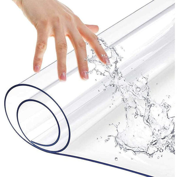 PVC Tablecloth Protector Table Cover Dining Table Cloth Plastic 2800x1170mm 2.0mm