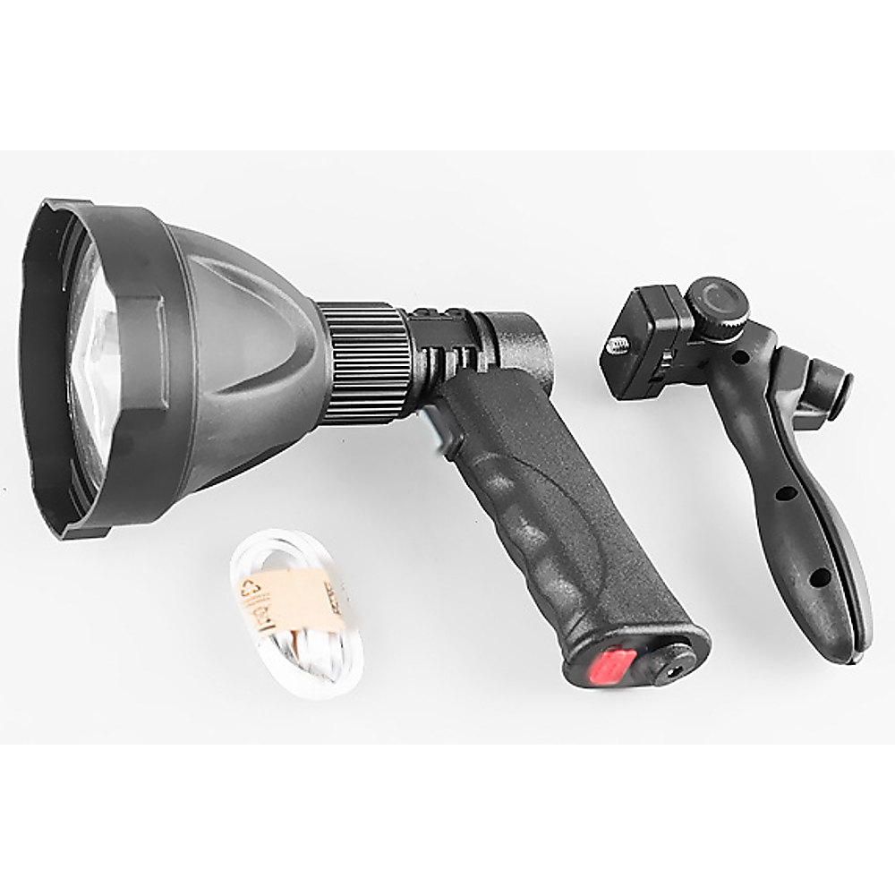 Weatherproof LED Handheld Spot Light, Rechargeable, 900LM