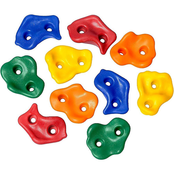 Deluxe 10 x Holds for Rock Climbing Wall Kids Outdoor Playground