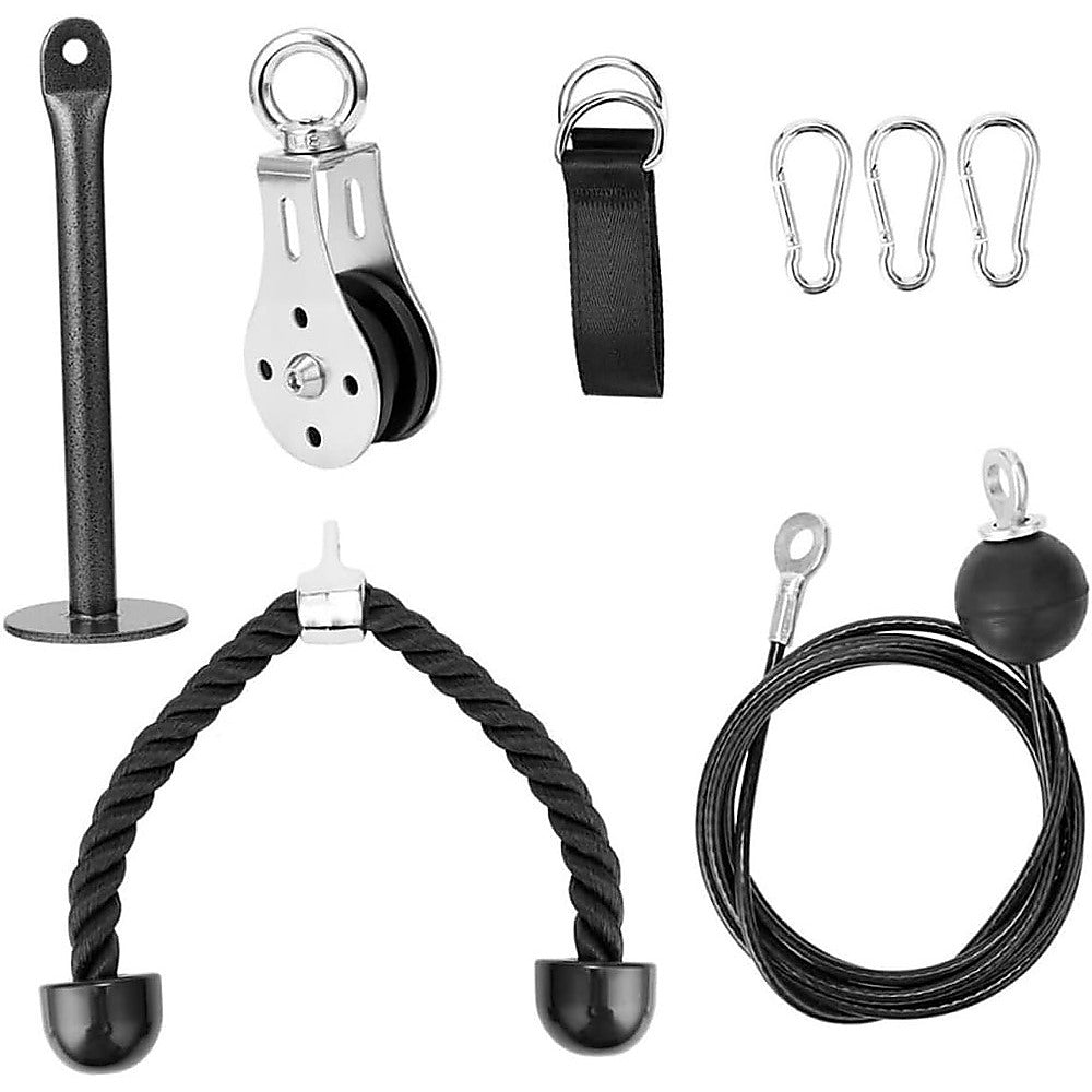 Fitness Pulley Set Gym Kit Tool Accessories Wire Rope