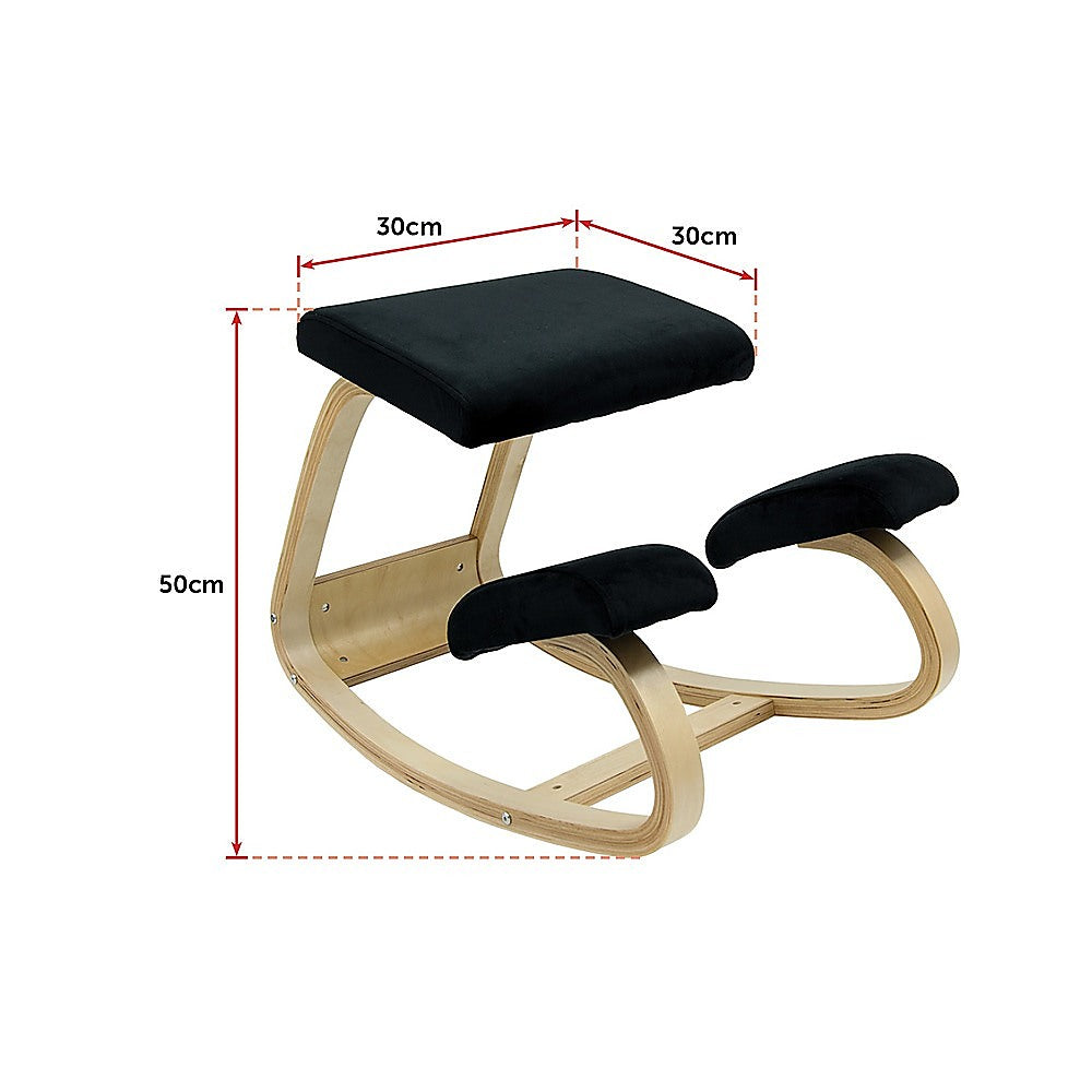 Office Rocker Stool Kneeling Office Chair Ergonomic Rocking Posture Improving Stool
