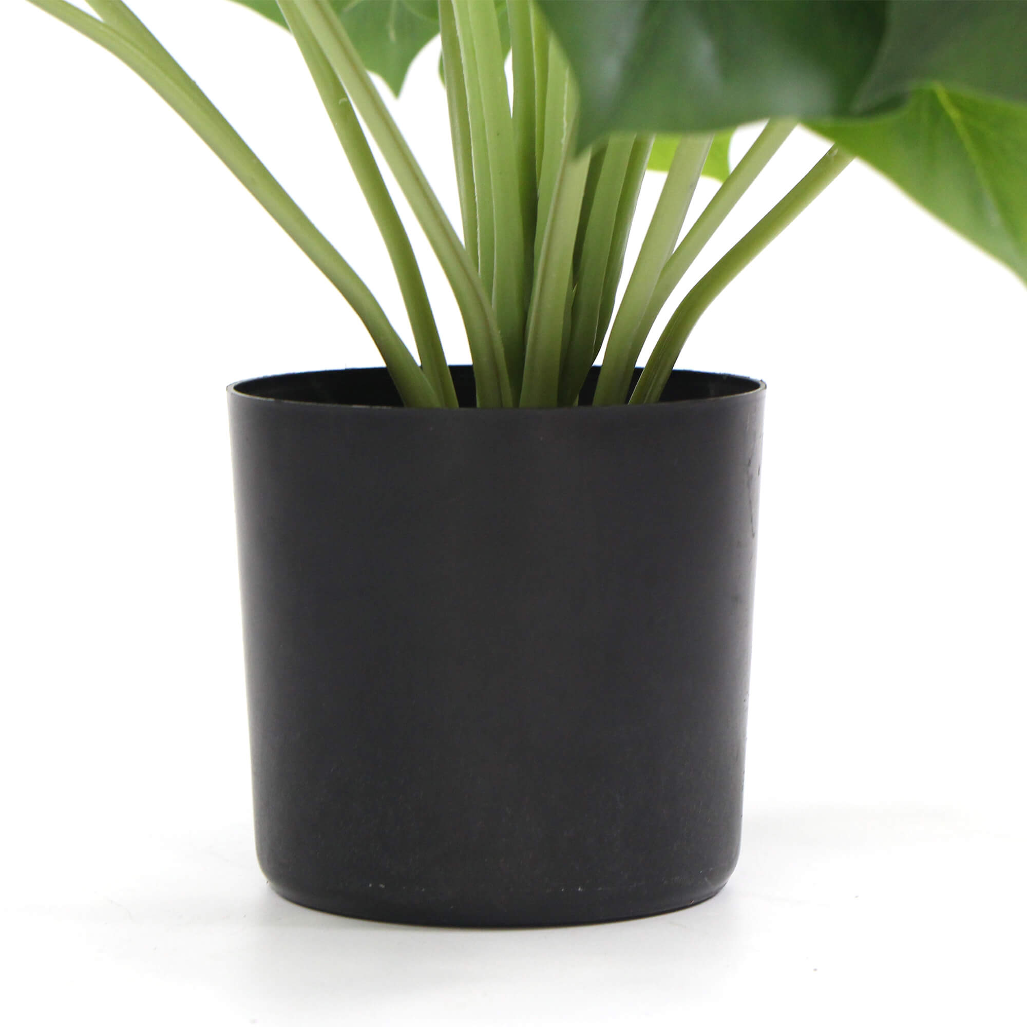 Dense Potted Artificial Split Philodendron Plant With Real Touch Leaves 50cm