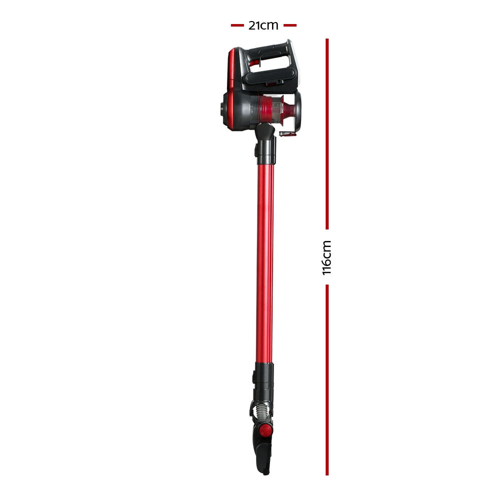 Devanti Handheld Vacuum Cleaner Brushless Cordless 250W Red
