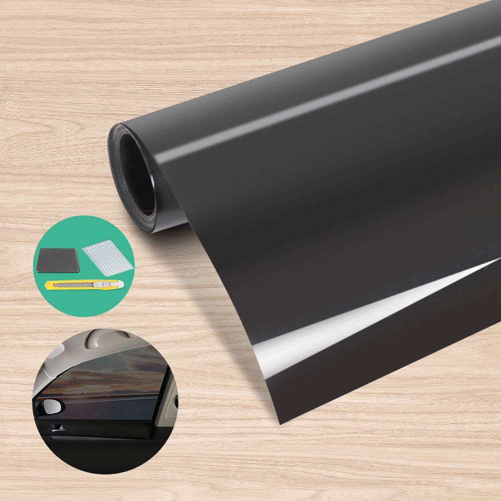 Giantz Window Tint Film Black Roll 15% VLT Home House 152cm X 30m Tinting Tools