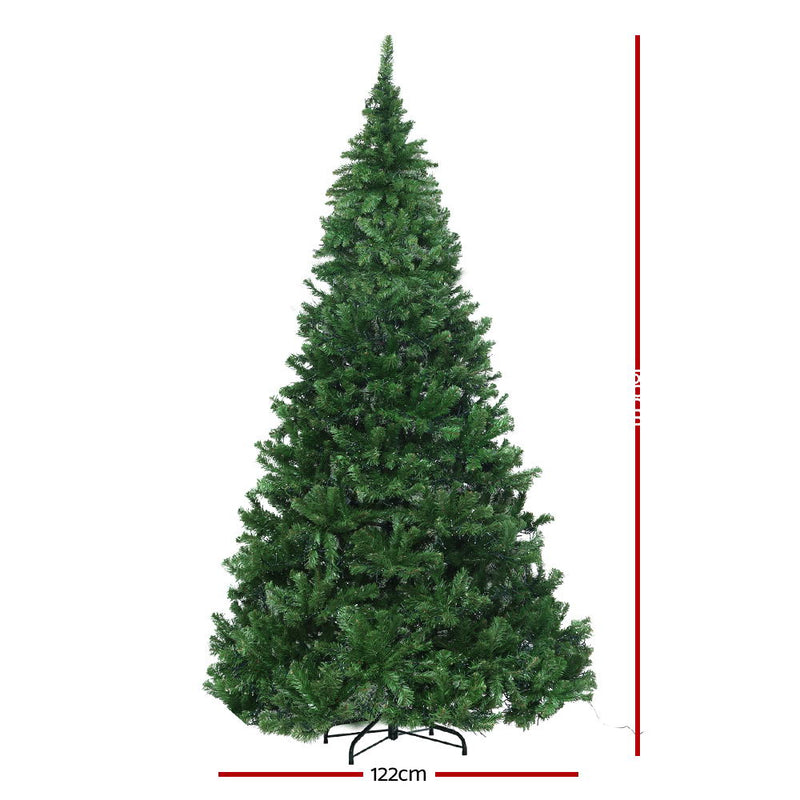 Jingle Jollys Christmas Tree 1.8M Xmas Tree 1980 LED Lights 8 Modes Warm White