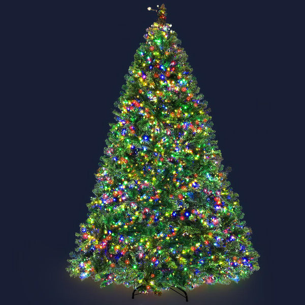 Jingle Jollys Christmas Tree 2.1M Xmas Tree 2800 LED Lights 8 Modes Multi Colour