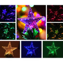 Jingle Jollys Christmas Tree 2.4M LED Xmas trees with Lights Multi Colour