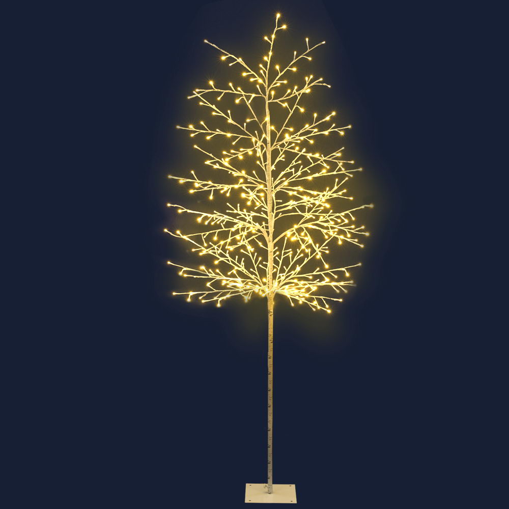 Jingle Jollys Christmas Tree 2.1M 480 LED Trees With Lights Warm White