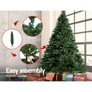 Jingle Jollys Christmas Tree 2.4M Xmas Trees Green Decorations 1400 Tips
