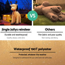 Jingle Jollys 5M Christmas Inflatable Reindeer Outdoor Xmas Decorations Lights