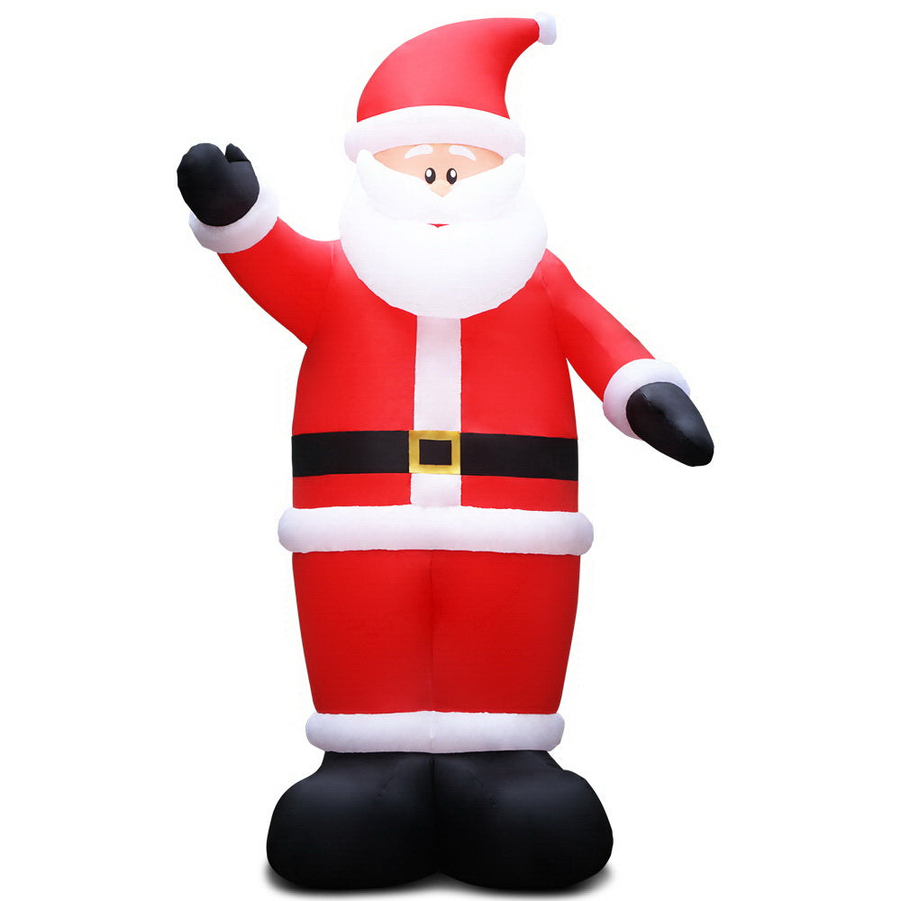 Jingle Jollys Christmas Inflatable Santa 5M Illuminated Decorations