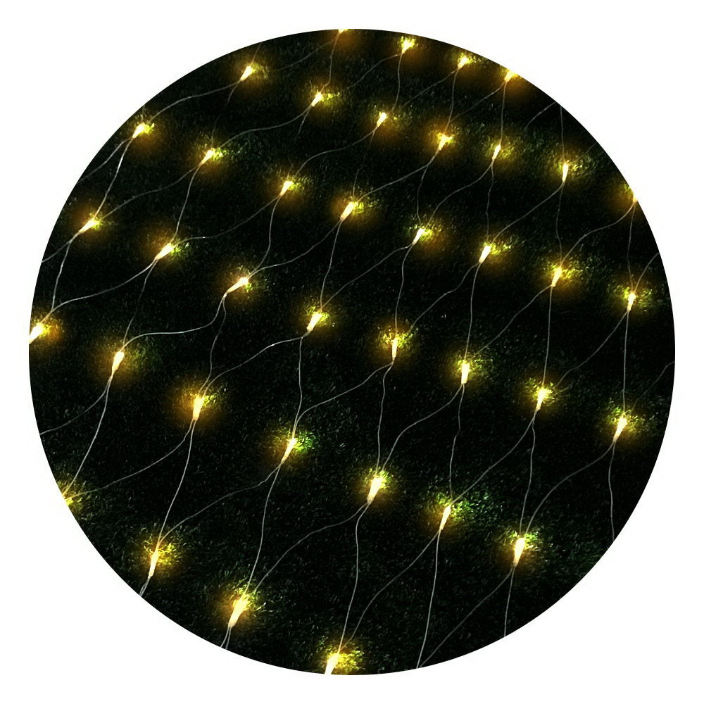 1000 LED Warm Net String Lights, 8 Modes, 4x6M - Jingle Jollys