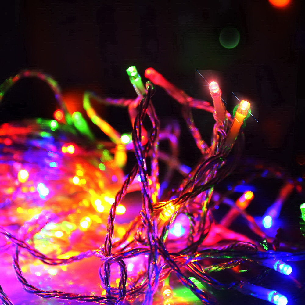 Jingle Jollys 50M Christmas Lights String Light 500 LED Colourful