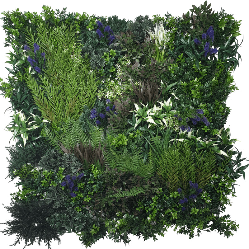 Purple Lavender Field Vertical Garden / Green Wall UV Resistant 90cm x 90cm